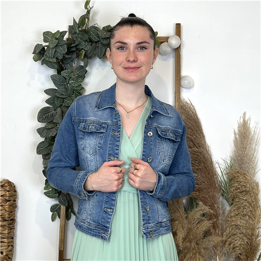 Veste Jean Été Voggo Denim - Bleu Clair