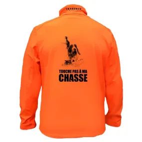 Veste softshell Homme et Femme avec/sans capuche – Touche pas à ma chasse Griffon Korthal