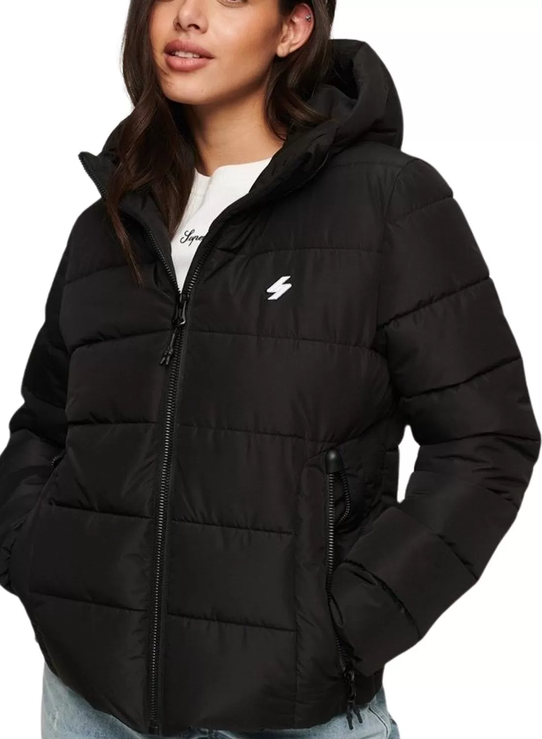 Veste Superdry Spirit Sports Noire pour Femme