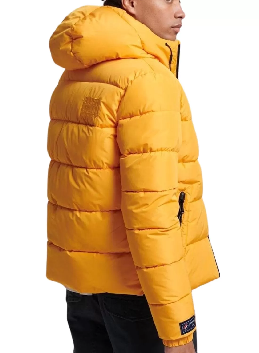 Veste Superdry Sports Puffer Jaune pour Homme