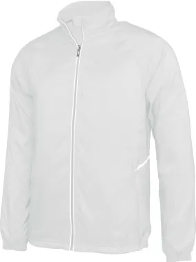 Veste survêtement sport PA342 - blanc - homme 