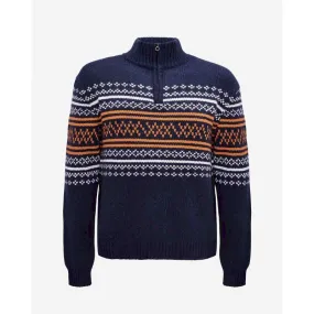 We Norwegians Setesdal Zip Up Pullover - Pull en laine mérinos homme | Hardloop