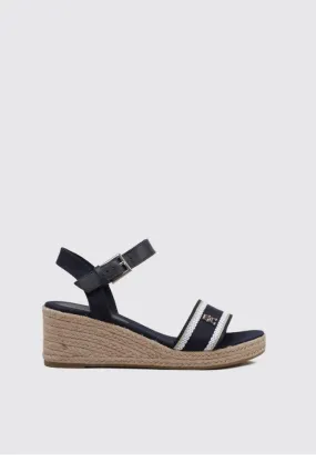 WEBBING WEDGE SANDAL Tommy Hilfiger ESPADRILLES COMPENSÉES
