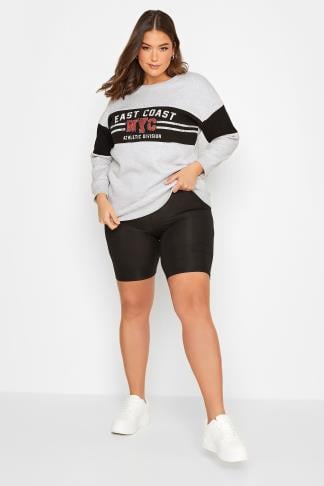 YOURS - Sweatshirt Gris & Noir 'NYC'