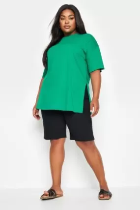 YOURS - T-Shirt Oversize Vert Design Uni